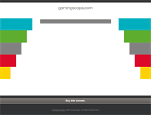 Tablet Screenshot of gamingscape.com